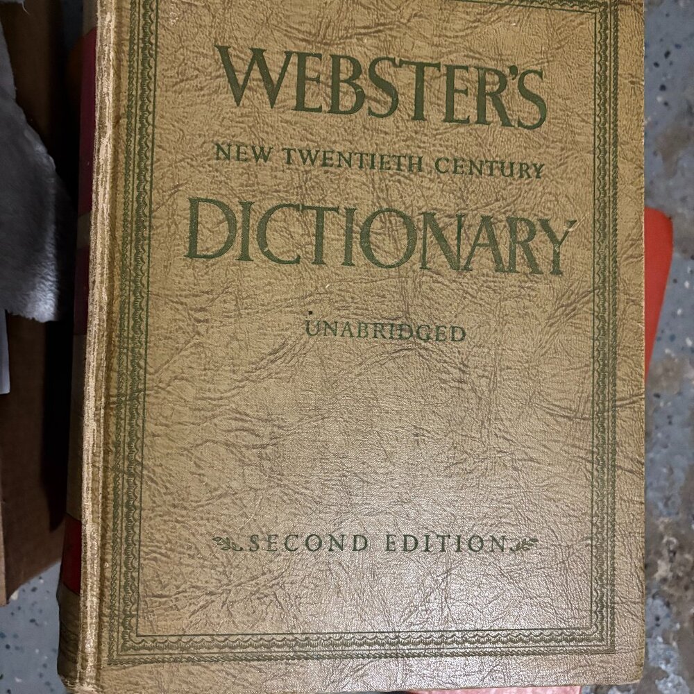 WEBSTER'S DICTIONARY